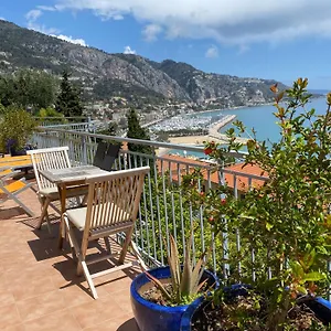 L'ensoleillee Vue Panoramique Mer, 250 M De La Et Du Centre Appartement Menton
